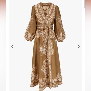 Zimmerman Anneke midi wrap dress